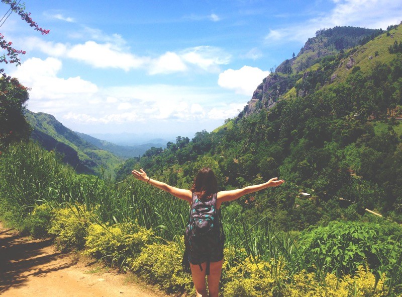 Mountains in central Sri Lanka, Ella.