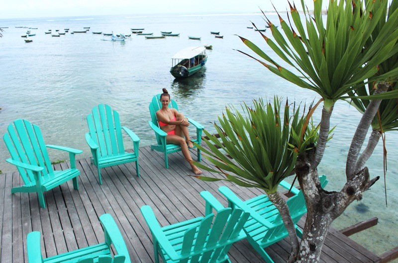 Relax in Le Pirate Beach Club Nusa Ceningan