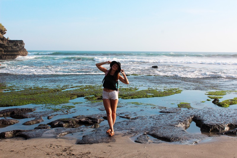 Tanah Lot, one of the most visited temples in Bali.