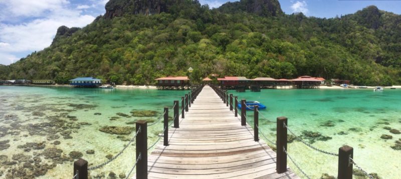 Entrance to the Bohey Dulang island