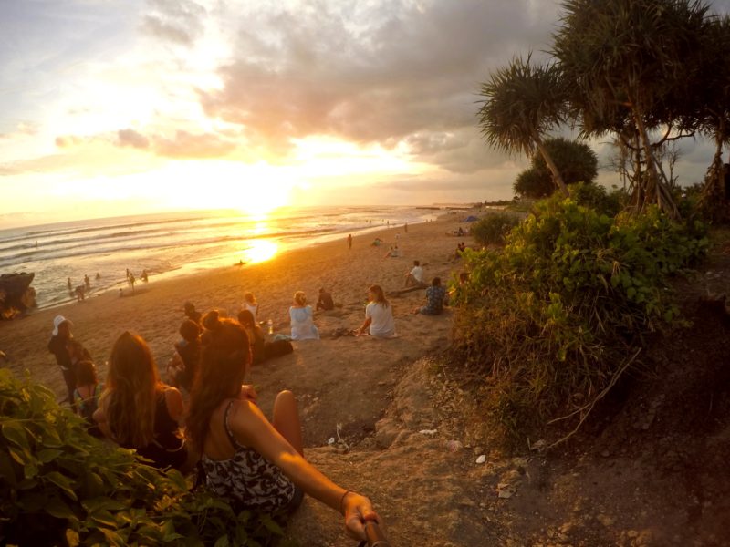 Sunset at Batu Bolong Canggu