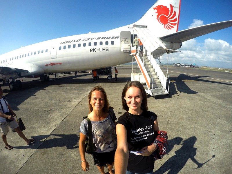 Airport leaving Bali