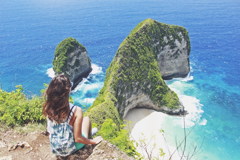 Nusa Penida je ako cestovať na Bali 30 rokov dozadu, Kelingking Beach